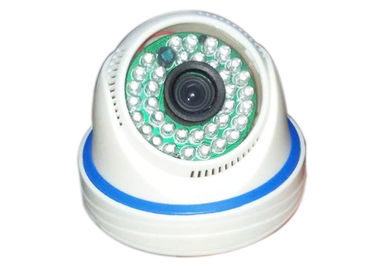 Petits appareils-photo légers 36 IR LED d'IP de Megapixel de dôme en plastique blancs et couleur bleue