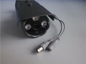 Metal l'appareil-photo d'IP de 720P Megapixel avec la sonde imperméable de câble de l'alarme CMOS de mouvement d'IR