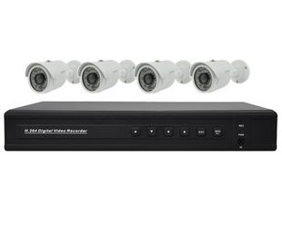 Vidéo surveillance visuelle 4CH appareils-photo autonomes de balle de télévision en circuit fermé de DVR et d'IR