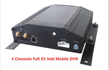 Magnétoscope 4Ch plein D1 HDD de Digital et appui mobile GPS 3G/WIFI de la voiture DVR de carte d'écart-type