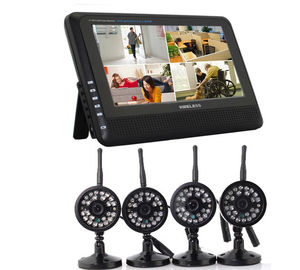Sonde vidéo-audio d'image du système de sécurité CMOS de l'appareil-photo DVR de l'enregistrement 4 de surveillance sans fil