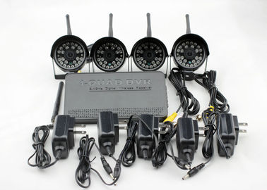 4 boîte sans fil de récepteur de système de sécurité de l'appareil-photo DVR du canal 4 pour la sortie vidéo