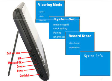 Système extérieur sans fil de caméra de sécurité d'opération du menu DIY d'OSD avec DVR